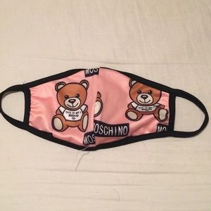 Baby Pink Teddy Bear 🐻 Face Mask